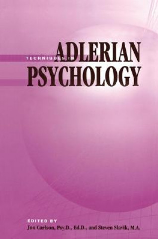 Kniha Techniques In Adlerian Psychology Jon Carlson