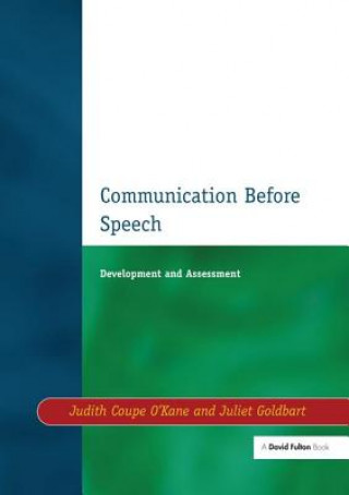 Knjiga Communication before Speech Judith Coupe O'Kane