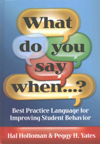 Kniha What Do You Say When...? Hal Holloman