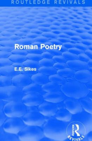 Kniha Roman Poetry E. E. Sikes