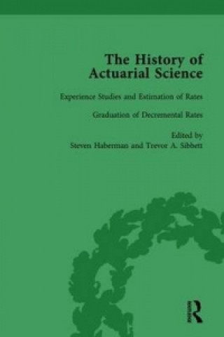 Kniha History of Actuarial Science Vol X Steven Haberman
