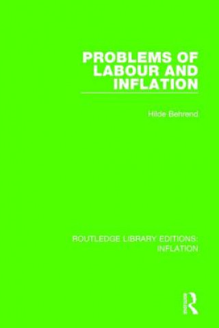 Książka Problems of Labour and Inflation Hilde Behrend