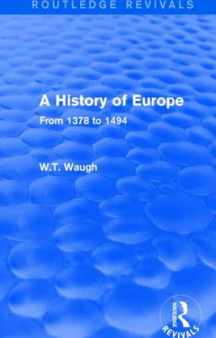 Książka History of Europe W. T. Waugh