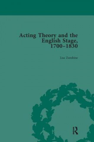 Knjiga Acting Theory and the English Stage, 1700-1830 Volume 1 Lisa Zunshine