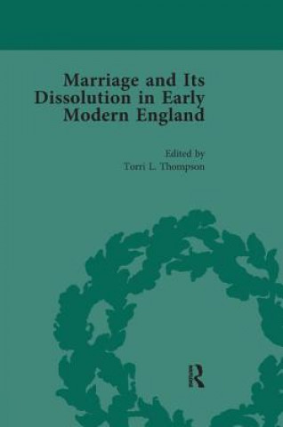 Kniha Marriage and Its Dissolution in Early Modern England, Volume 3 