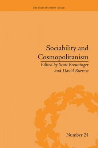 Livre Sociability and Cosmopolitanism David Burrow