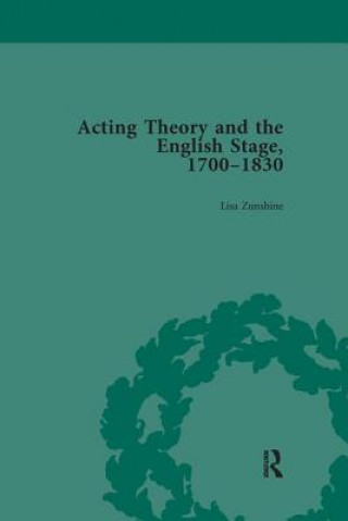 Könyv Acting Theory and the English Stage, 1700-1830 Volume 2 Lisa Zunshine