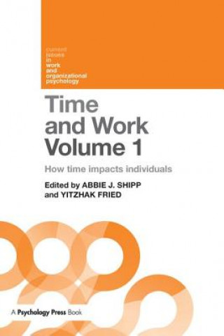 Livre Time and Work, Volume 1 Abbie J. Shipp