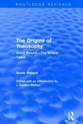 Książka Origins of Theosophy (Routledge Revivals) Annie Besant