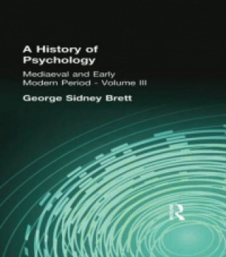 Book History of Psychology George Sidney Brett