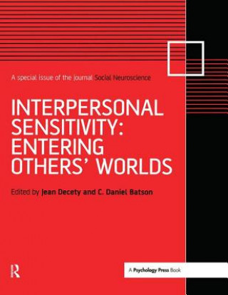 Buch Interpersonal Sensitivity: Entering Others' Worlds 