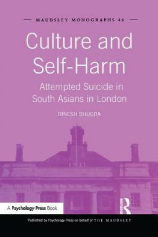 Książka Culture and Self-Harm Dinesh Bhugra