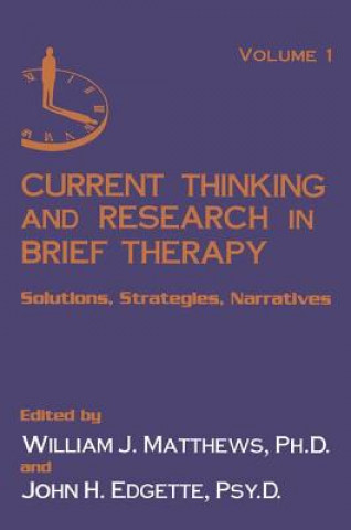 Kniha Current Thinking and Research in Brief Therapy 