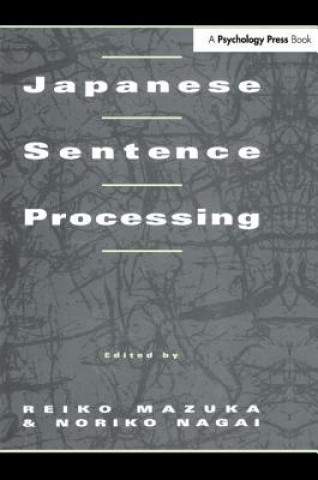 Knjiga Japanese Sentence Processing 