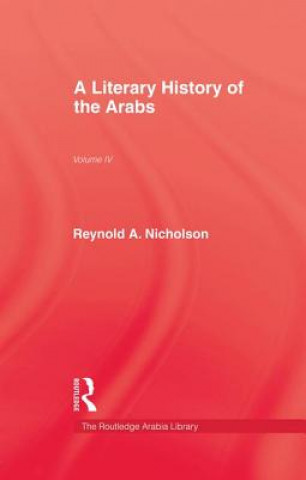 Carte Literary History Of The Arabs NICHOLSON