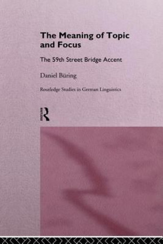 Книга Meaning of Topic and Focus BURING