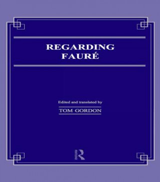 Book Regarding Faure Tom Gordon