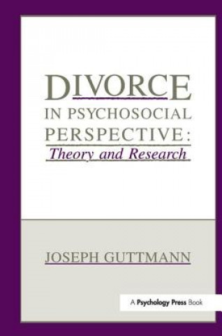 Carte Divorce in Psychosocial Perspective GUTTMANN
