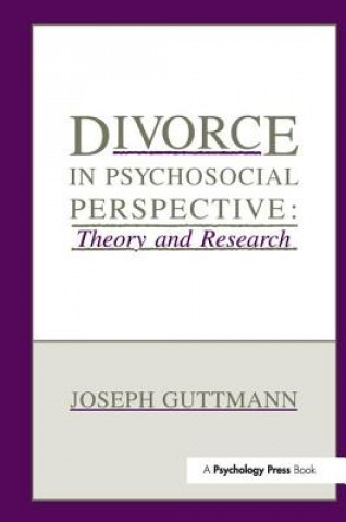 Livre Divorce in Psychosocial Perspective GUTTMANN