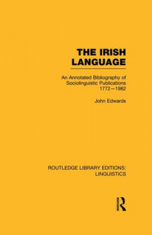 Kniha Irish Language John Edwards