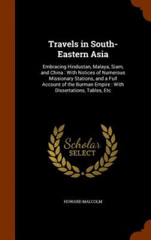 Carte Travels in South-Eastern Asia Howard Malcolm