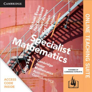 Книга CSM VCE Specialist Mathematics Units 3 and 4 Online Teaching Suite (Card) Michael Evans