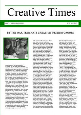 Livro Creative Times Oak tree Arts Creative Writing Groups