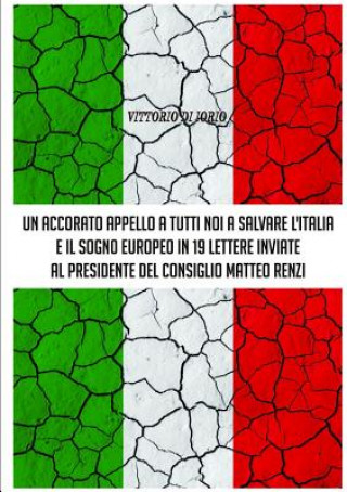 Książka Accorato Appello A Tutti Noi A Salvare L'Italia E Il Sogno Europeo in 19 Lettere Inviate Al Presidende Del Consiglio Matteo Renzi Vittorio Di Iorio