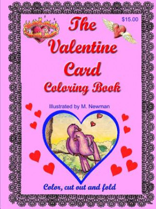 Könyv Valentine Card Coloring Book Martin Newman