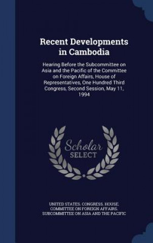 Kniha Recent Developments in Cambodia 