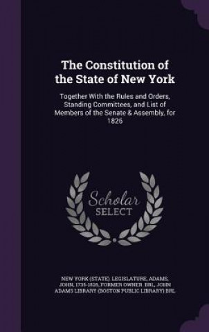 Kniha Constitution of the State of New York John Adams