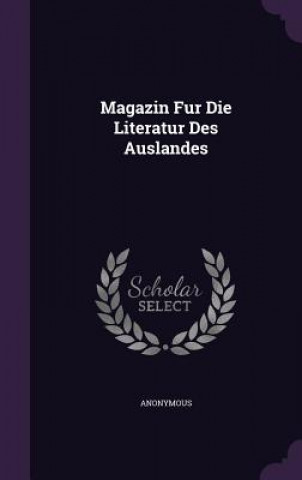 Carte Magazin Fur Die Literatur Des Auslandes 