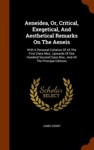 Libro Aeneidea, Or, Critical, Exegetical, and Aesthetical Remarks on the Aeneis James Henry