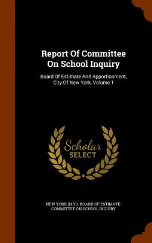 Könyv Report of Committee on School Inquiry 