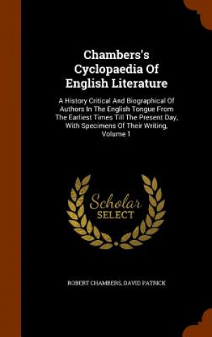 Kniha Chambers's Cyclopaedia of English Literature Robert Chambers