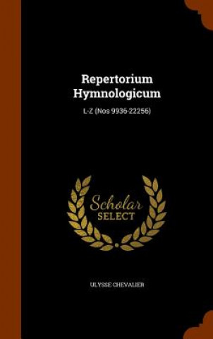 Carte Repertorium Hymnologicum Ulysse Chevalier