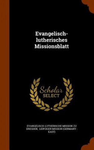 Book Evangelisch-Lutherisches Missionsblatt 