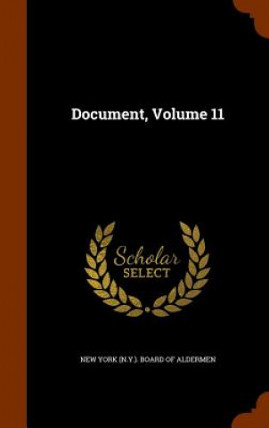 Kniha Document, Volume 11 