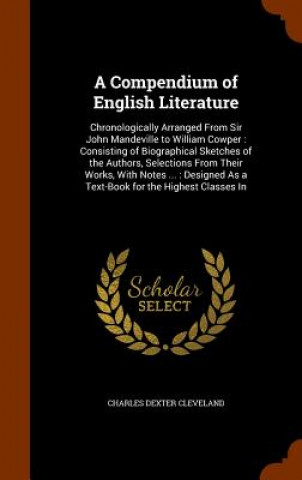 Książka Compendium of English Literature Charles Dexter Cleveland