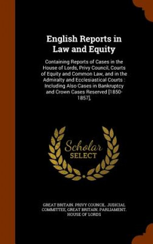 Knjiga English Reports in Law and Equity 