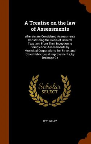 Kniha Treatise on the Law of Assessments D W Welty