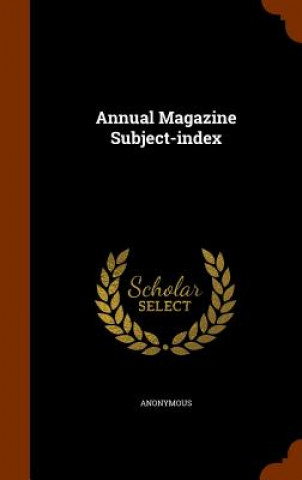Book Annual Magazine Subject-Index Anonymous