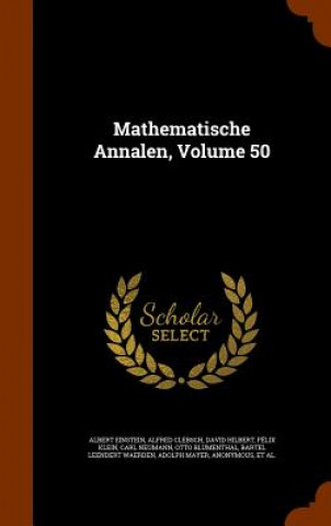Carte Mathematische Annalen, Volume 50 Albert Einstein
