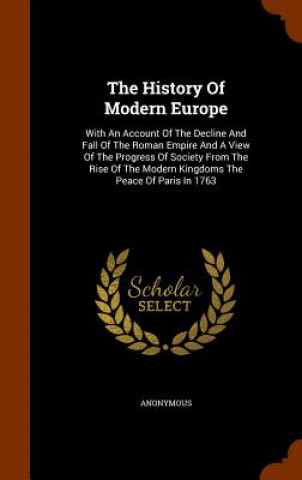 Libro History of Modern Europe Anonymous