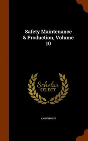 Kniha Safety Maintenance & Production, Volume 10 Anonymous