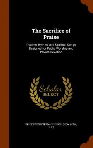 Kniha Sacrifice of Praise 