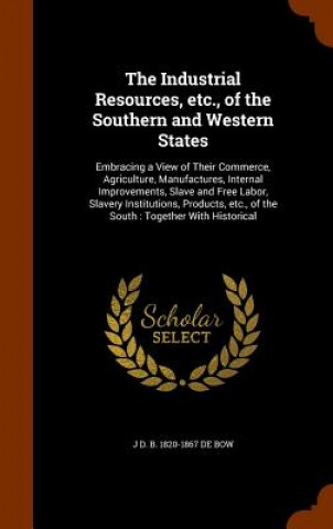 Kniha Industrial Resources, Etc., of the Southern and Western States J D B 1820-1867 De Bow