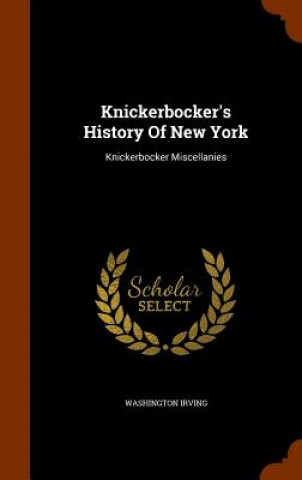Carte Knickerbocker's History of New York Washington Irving