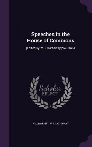 Książka Speeches in the House of Commons William Pitt