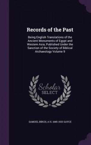 Livre Records of the Past Samuel Birch